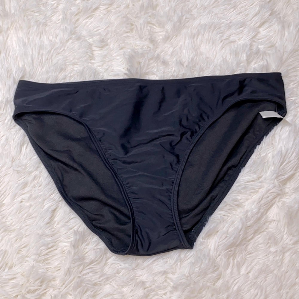 Leilani Black Bikini Bottoms Brand New Size 12